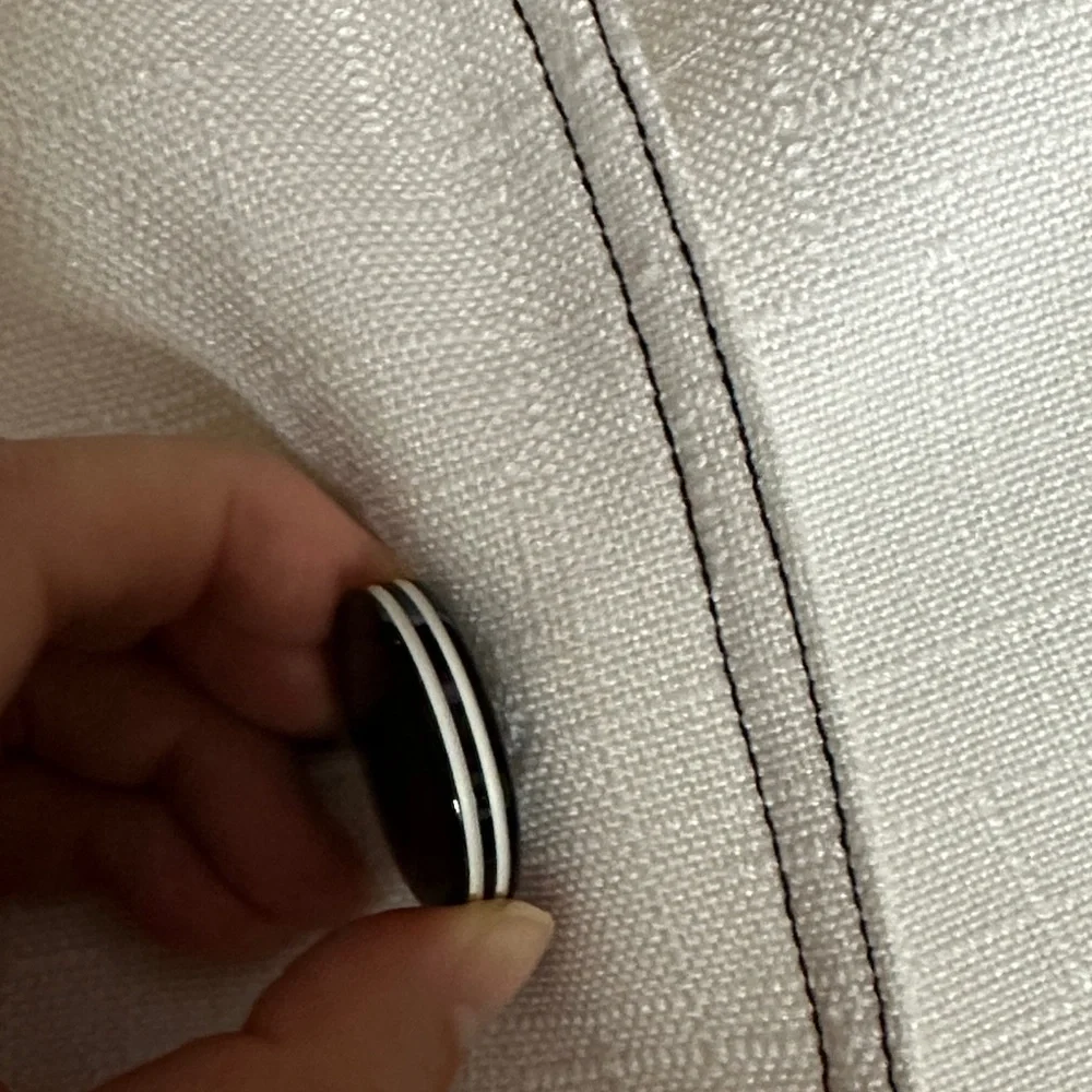 Dior White Short Sleeve Blazer with Shoulder Pads